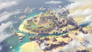 Concept art of Menaphos, as seen at RuneFest 2016