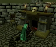 Using the extended garden cane to obtain a conductor mould.