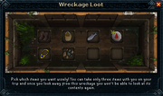 Wreckage loot