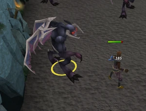 Aggressive monsters will initiate combat with a player on their own.