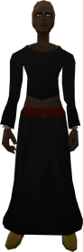 Priest gown equipped