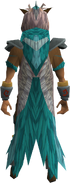 A player wearing the Skypouncer cape