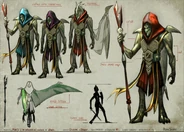 Concept art of the Dragonkin.