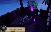 Getting information from one of the skeletons.