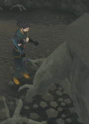 Chopping the cursed magic roots used to create the pyres