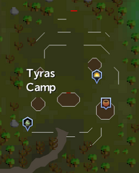 Tyras Camp map