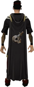 Hooded slayer cape equipped