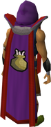 Retro cooking cape trimmed