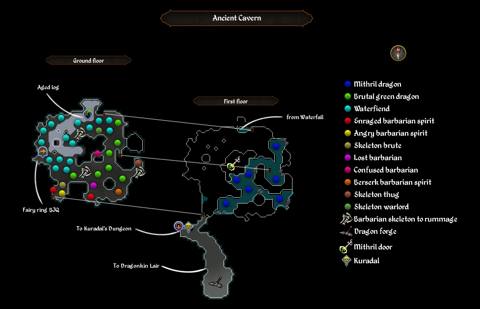 Ancient Cavern map