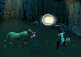 Cave Wolf matriach fight