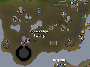 Lumbridge Swamp map