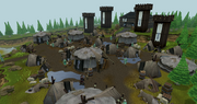 Prifddinas elf camp