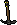 Gilded iron pickaxe