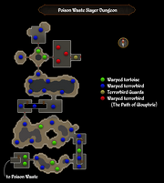 Poison Waste Slayer Dungeon map