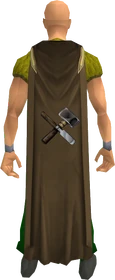 Crafting cape equipped