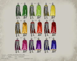 Concept art for the milestone capes