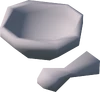 Pestle and mortar detail