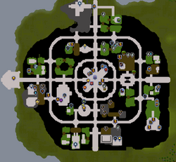 Prifddinas map