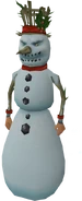 A player wearing the Snowman outfit