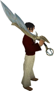 Armadyl godsword equipped.png (251 KB) A player wielding an Armadyl godsword.