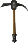 Iron pickaxe detail