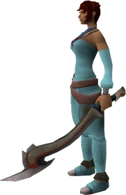 Jessika's sword equipped