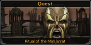 The icon of Ritual of the Mahjarrat when it appears on the featured tab of the Adventures interface.