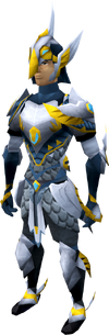 Armadyl armour set equipped