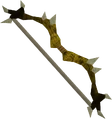 A yellow dark bow