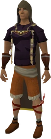 Crafting hood equipped