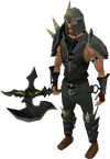 Dharok's armour set equipped