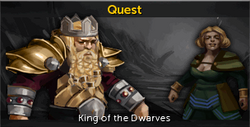 King of the Dwarves noticeboard