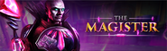 The Magister lobby banner