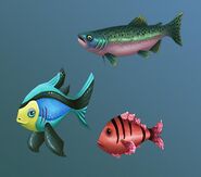 Aquarium fish concept art
