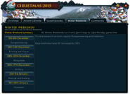 Christmas 2015 (Winter Weekends) interface