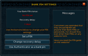 The new Bank Pin Interface.