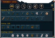 Toolbelt interface