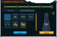 Crest selection screen
