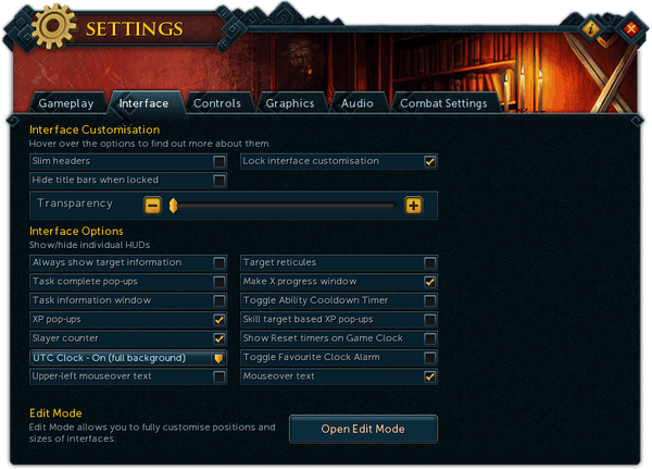 Settings (Interface) interface
