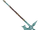 Crystal halberd