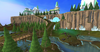 A entrada sul de Prifddinas