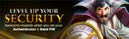 Level Up Security lobby banner