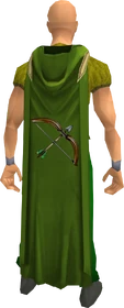 Hooded ranged cape equipped