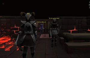 Moia during Nadir, encountering many enemies in Daemonheim.