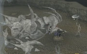 As the Spirit Beast retrieves its dark core, Jallek prepares to cast his spell.