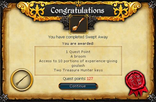 Swept Away - The RuneScape Wiki