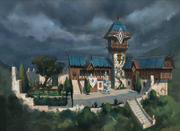 Edgeville Monastery concept art