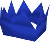 Blue partyhat detail
