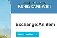 The Edit exchange data button