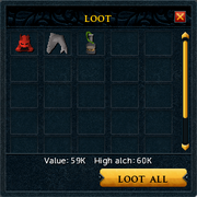 Loot tab